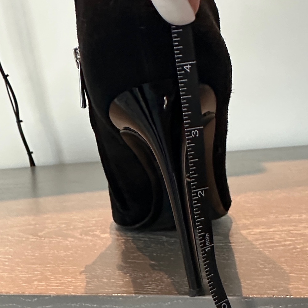 Michael Kors Black Heeled Boots - Picture 4 of 9